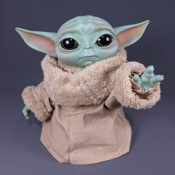 Baby yoda impreso en 3d