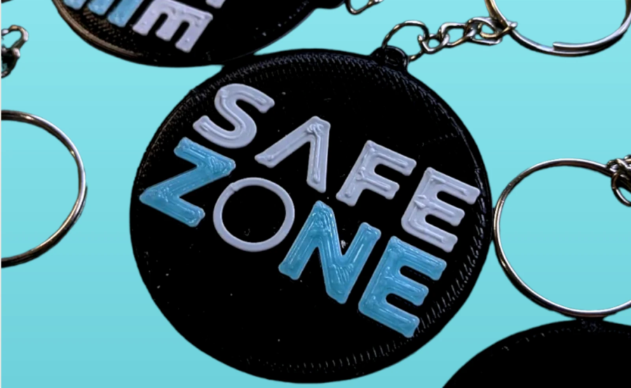 Llavero 3d safe zone by trica