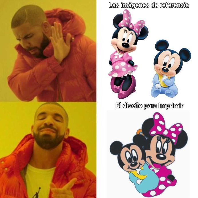 llaveros 3d personalizados Mickey